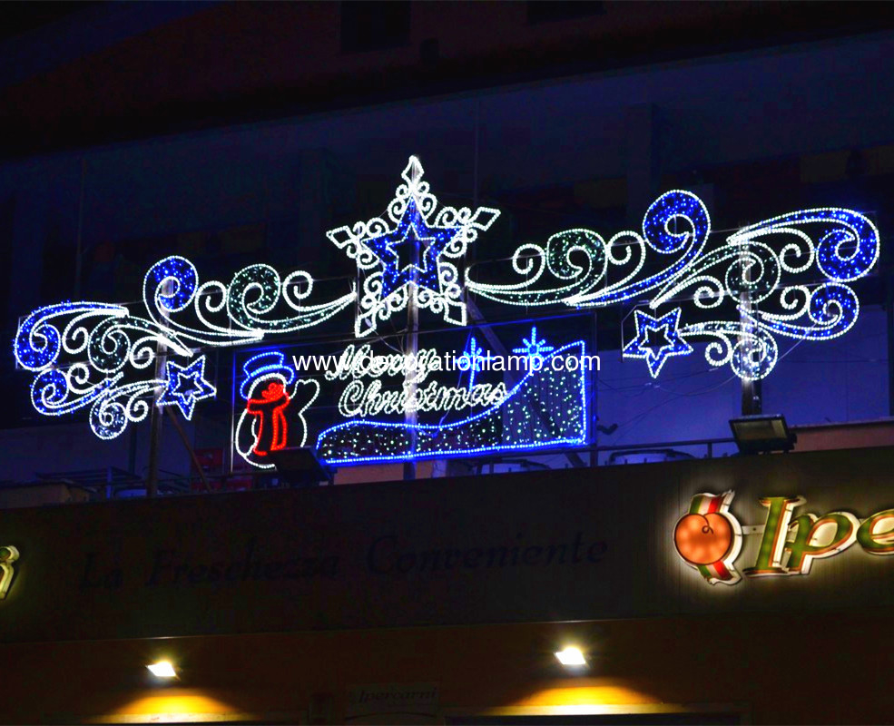 christmas decoration street lights