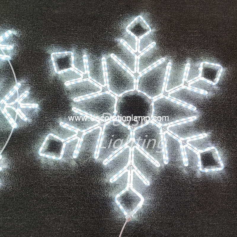 Christmas light snowflake