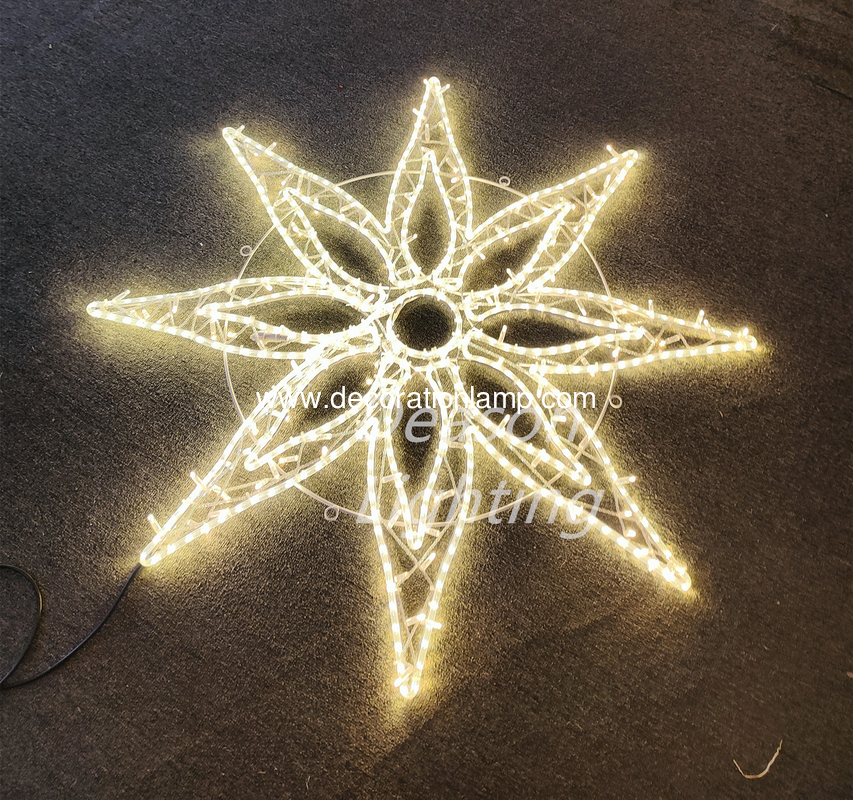 giant led snowflakes