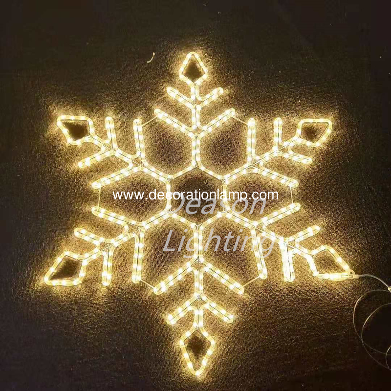 Christmas snowflake rope light