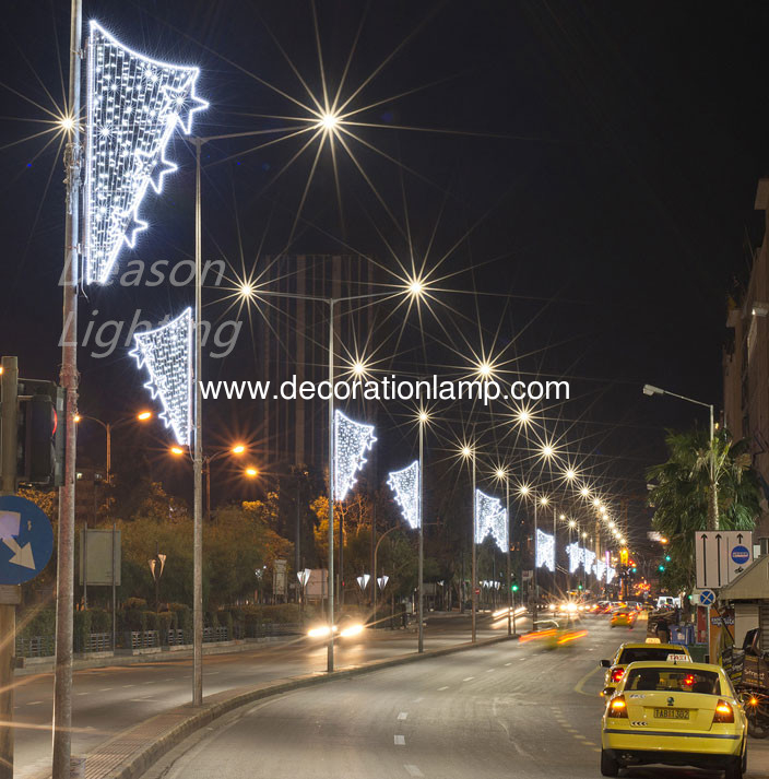 Led pole christmas decorations