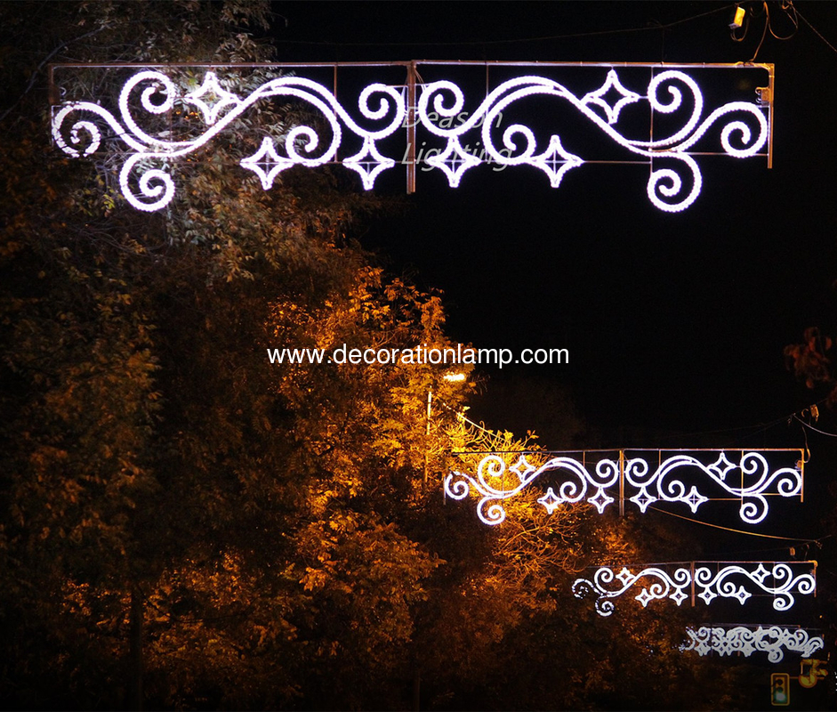 Christmas motif lights outdoor decoration street