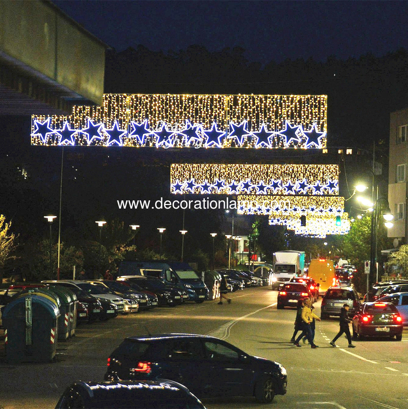 Outdoor commercial christmas street decoration led lights