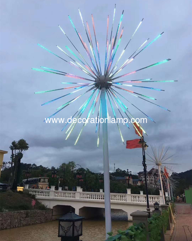 firework led lights outdoor christmas decorations