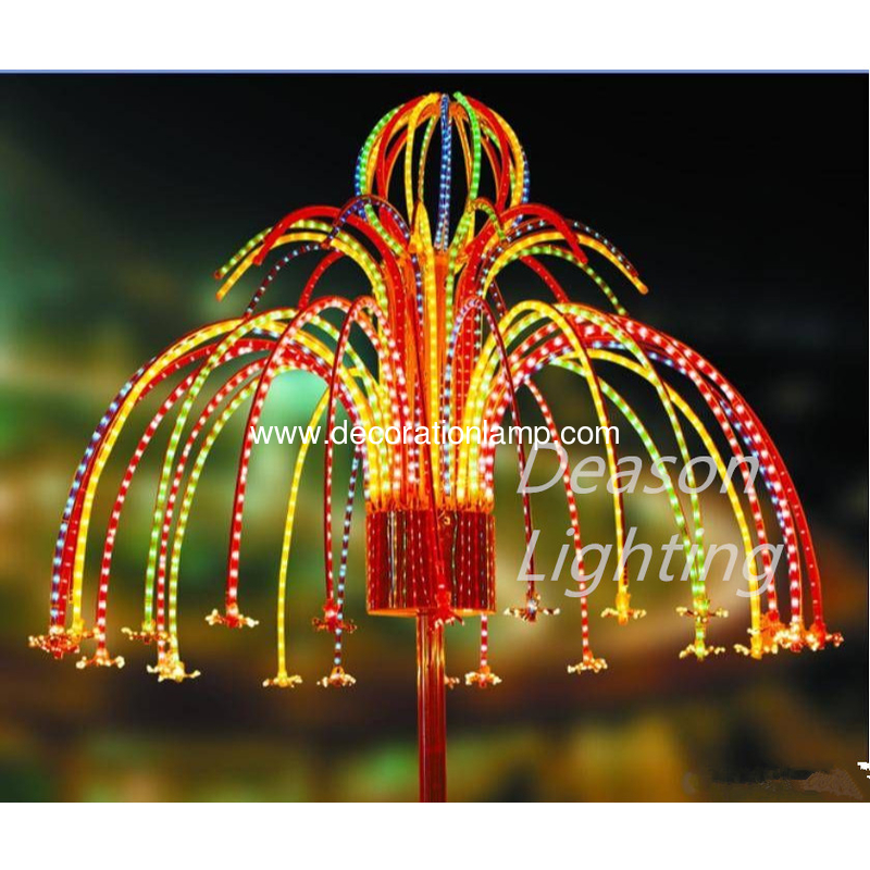 New Year's decoration Fireworks Light Christmas big landscape street Light for Holiday lighting