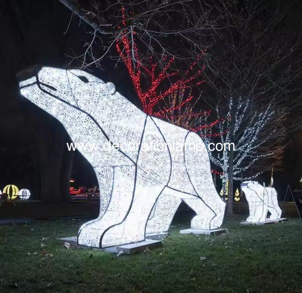 Lighting Polar Bear Christmas Decoration