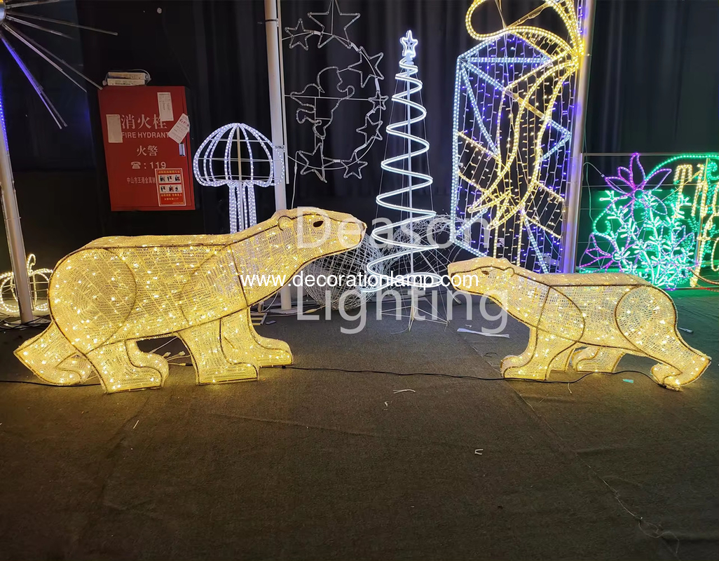 Led polar bear christmas lights