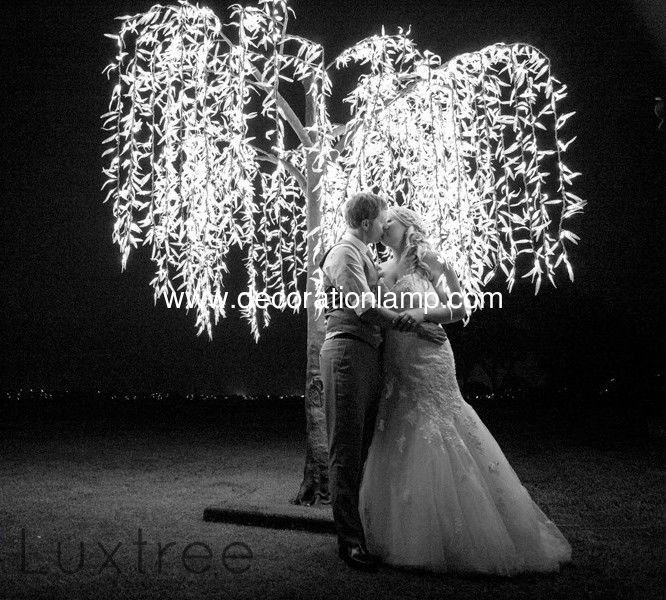 Luxury Christmas Decorations Led Willow Tree Light Christmas Tree