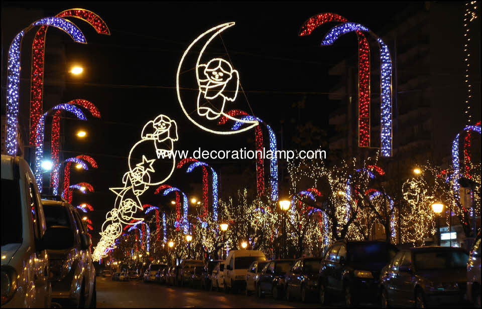 christmas street decoration light