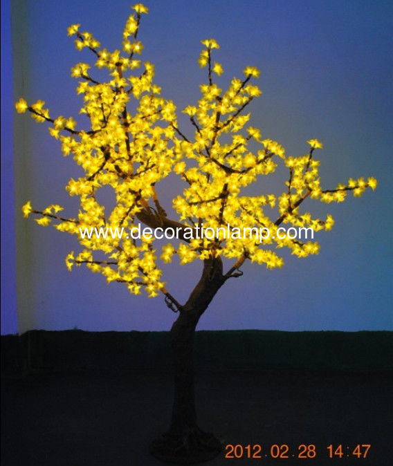 outdoor artificial tree with lights