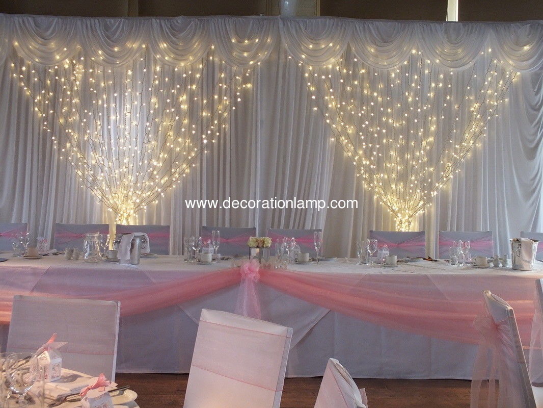 wedding curtain light led for decoration