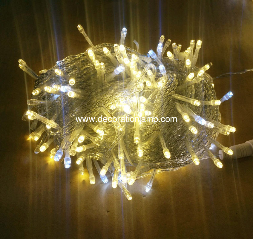 led christmas string lights 70% leds static and 30% leds twinkle