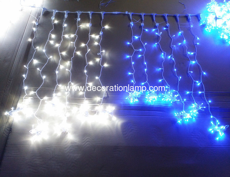 Decorative LED curtain star string lights for Christmas decoration