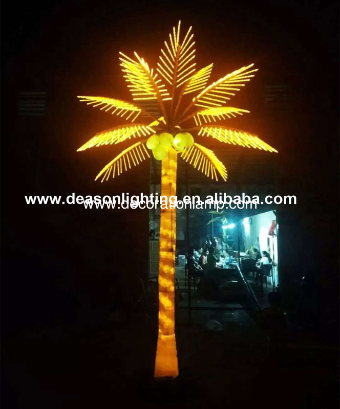 Summer Decoration Lighted Palm Trees