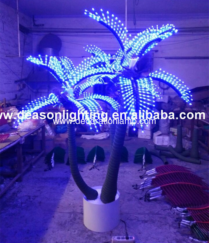 light up palm trees for outdoors