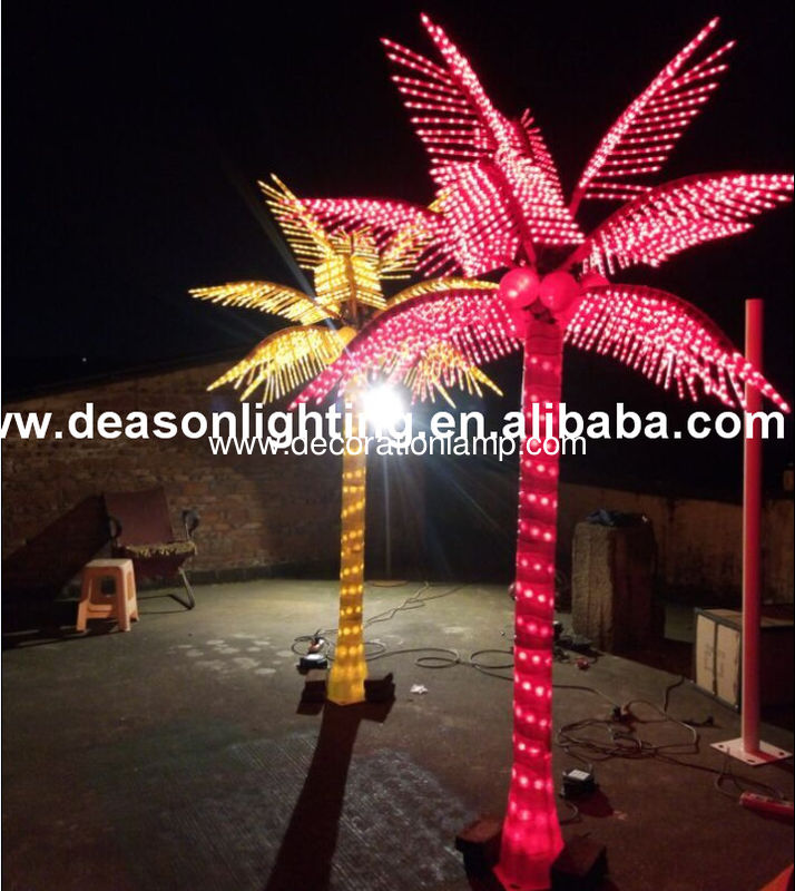 outdoor palm tree lights