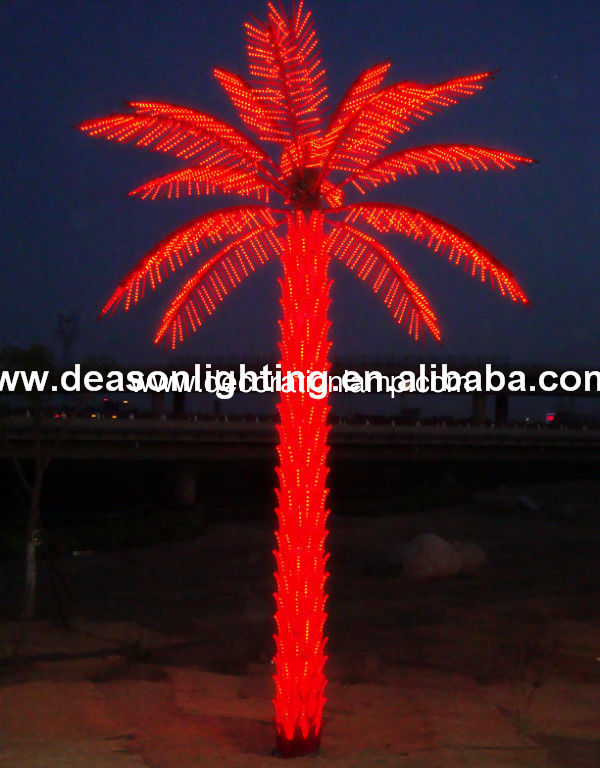 Artificial led COCONUT tree light/ lamp for outdoor park decoration led coconut palm tree