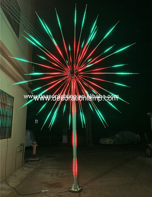 led firework light outdoor tree lights