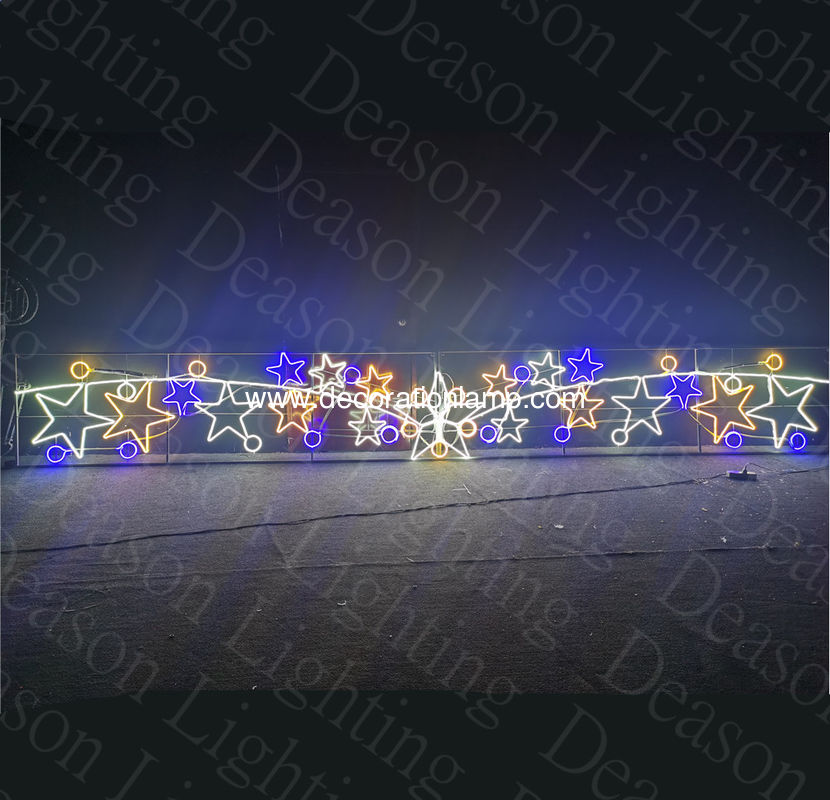 outdoor decorative cross street motif light