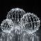 Christmas large outdoor led sphere waterproof ball light ,outdoor hanging light balls supplier
