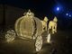 led outdoor christmas decoration horse carriage supplier