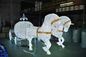 Led christmas horse carriage cinderella carriage supplier