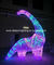 large outdoor christmas lighted dinosaur supplier