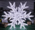 large outdoor 3D lighted snowflake decorations supplier