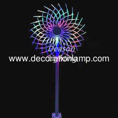 Flower Shaped Led Christmas Firework Lights Outdoor Landscape Decorations