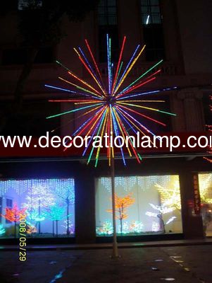 RGB Led Fireworks Tree Lights Outdoor Christmas Holiday Decoration Waterproof Lights