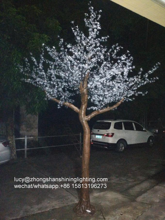outdoor artificial trees with lights