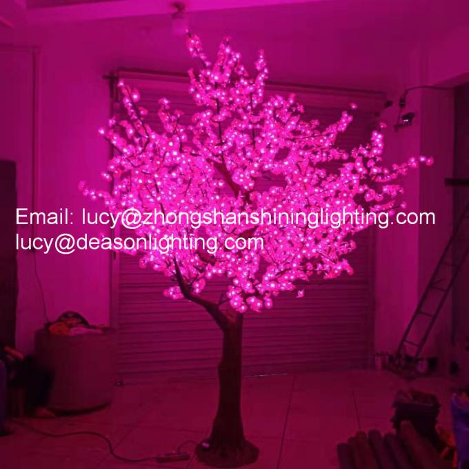 outdoor artificial trees with lights