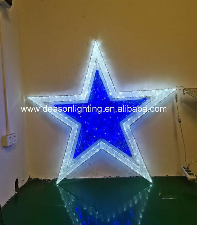 large outdoor christmas star light